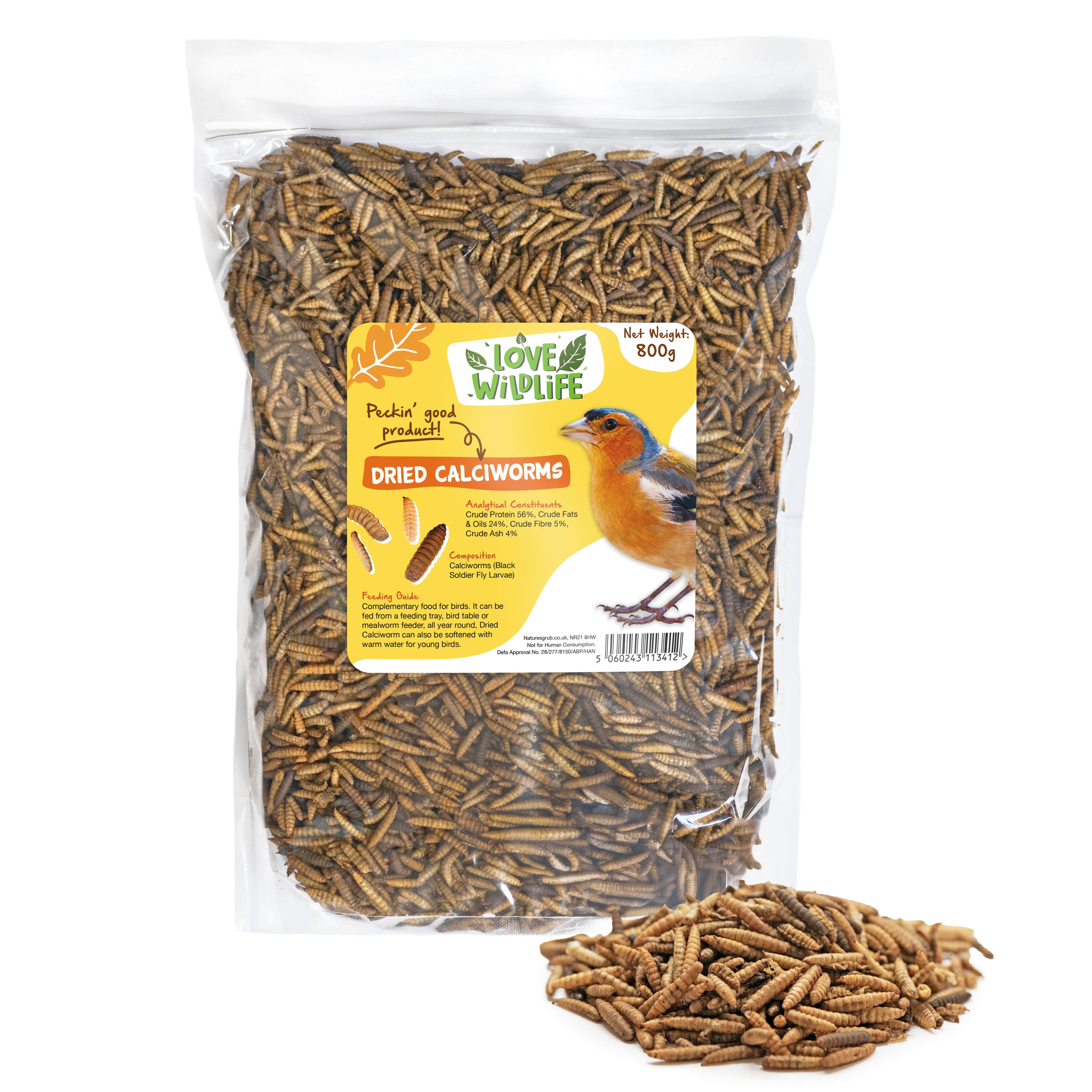 Natures Grub Love Wildlife Dried Calciworms