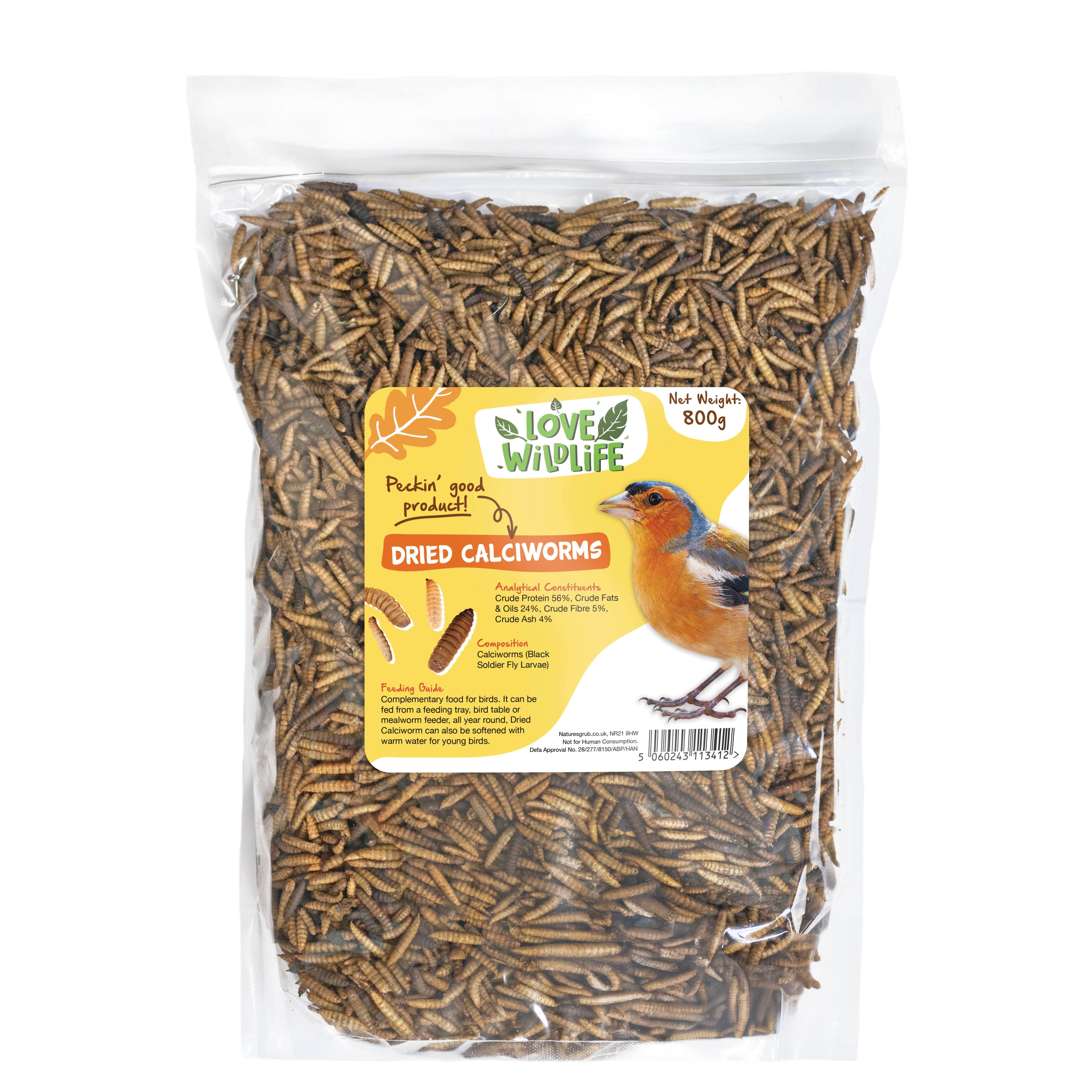 Natures Grub Love Wildlife Dried Calciworms