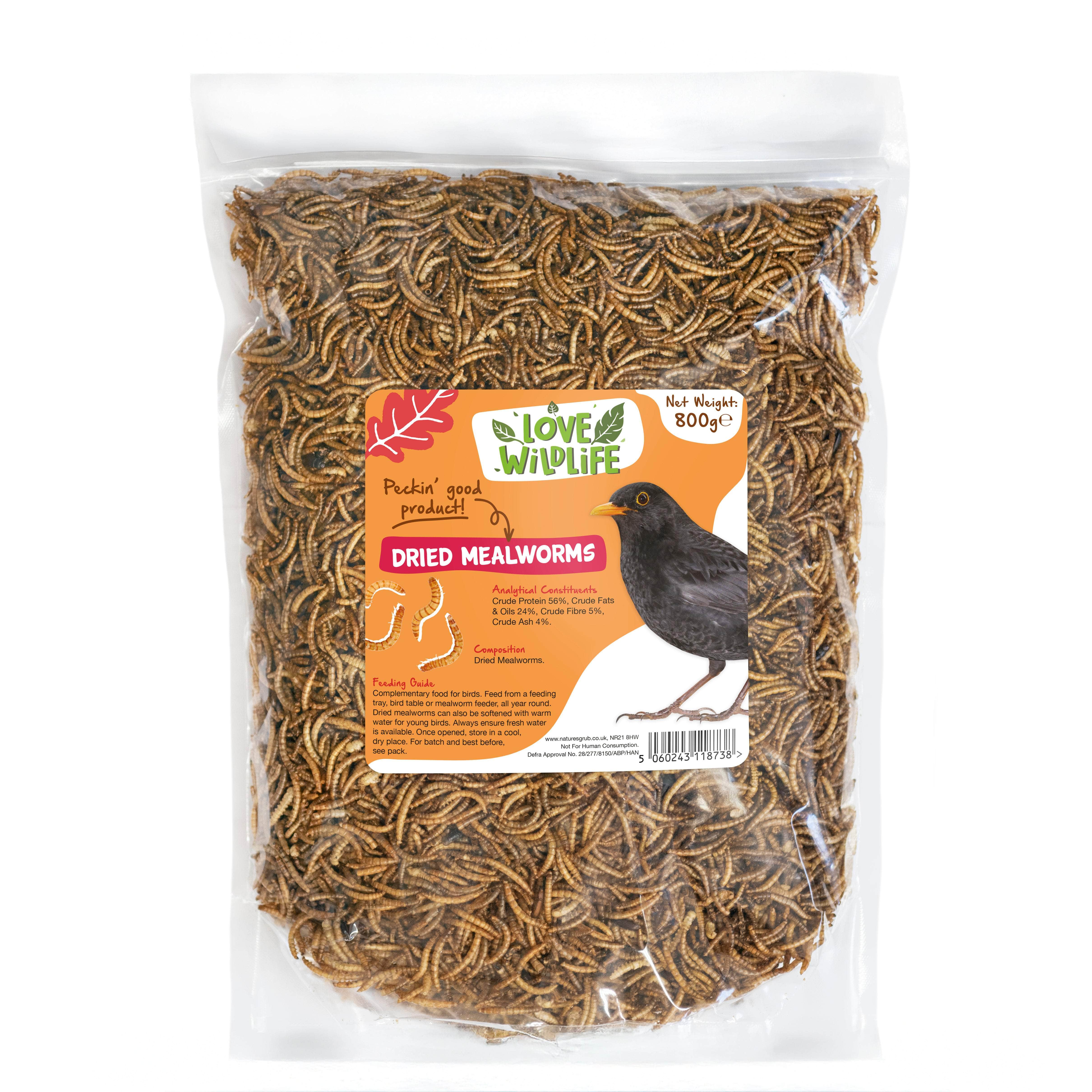 Natures Grub Love Wildlife Dried Mealworms
