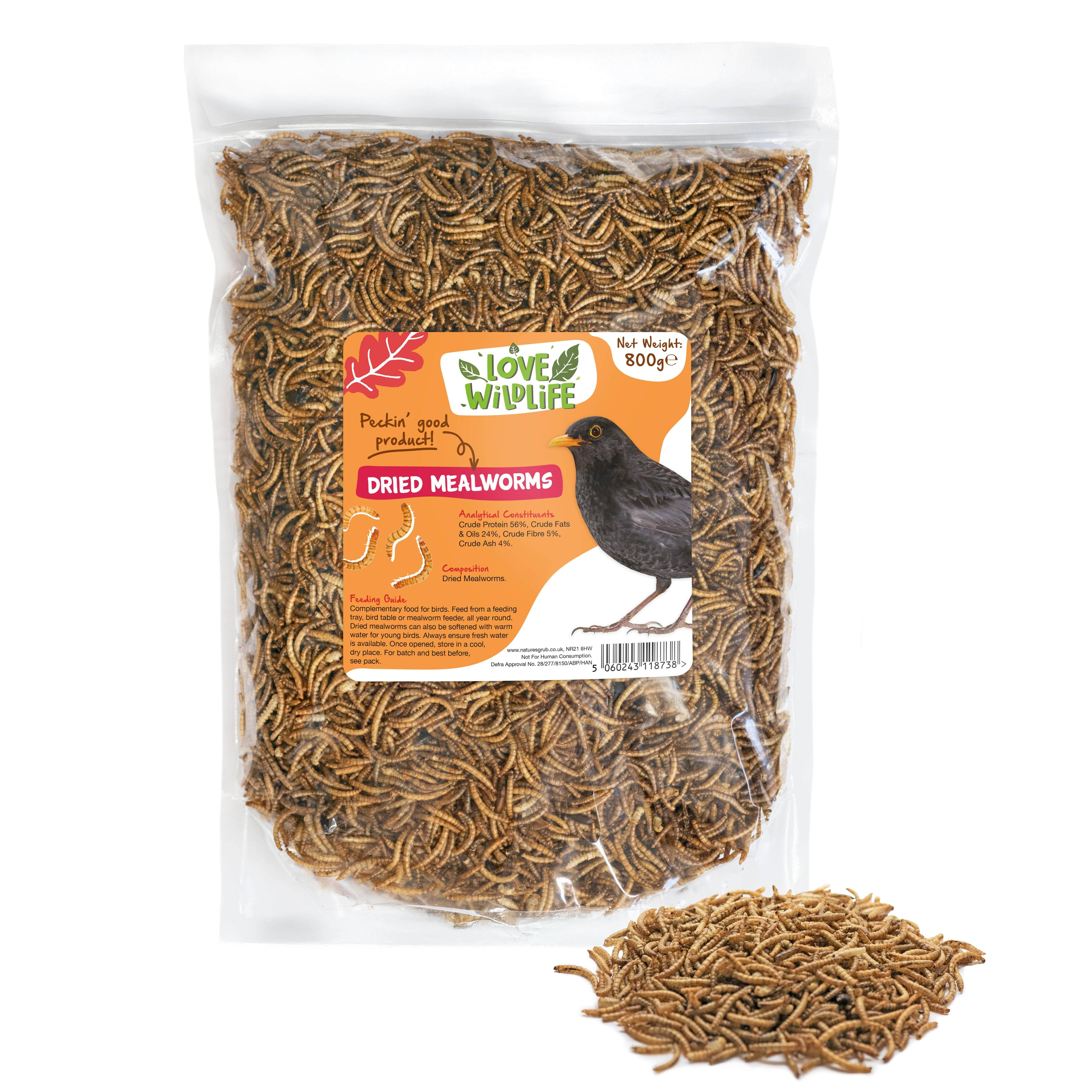 Natures Grub Love Wildlife Dried Mealworms