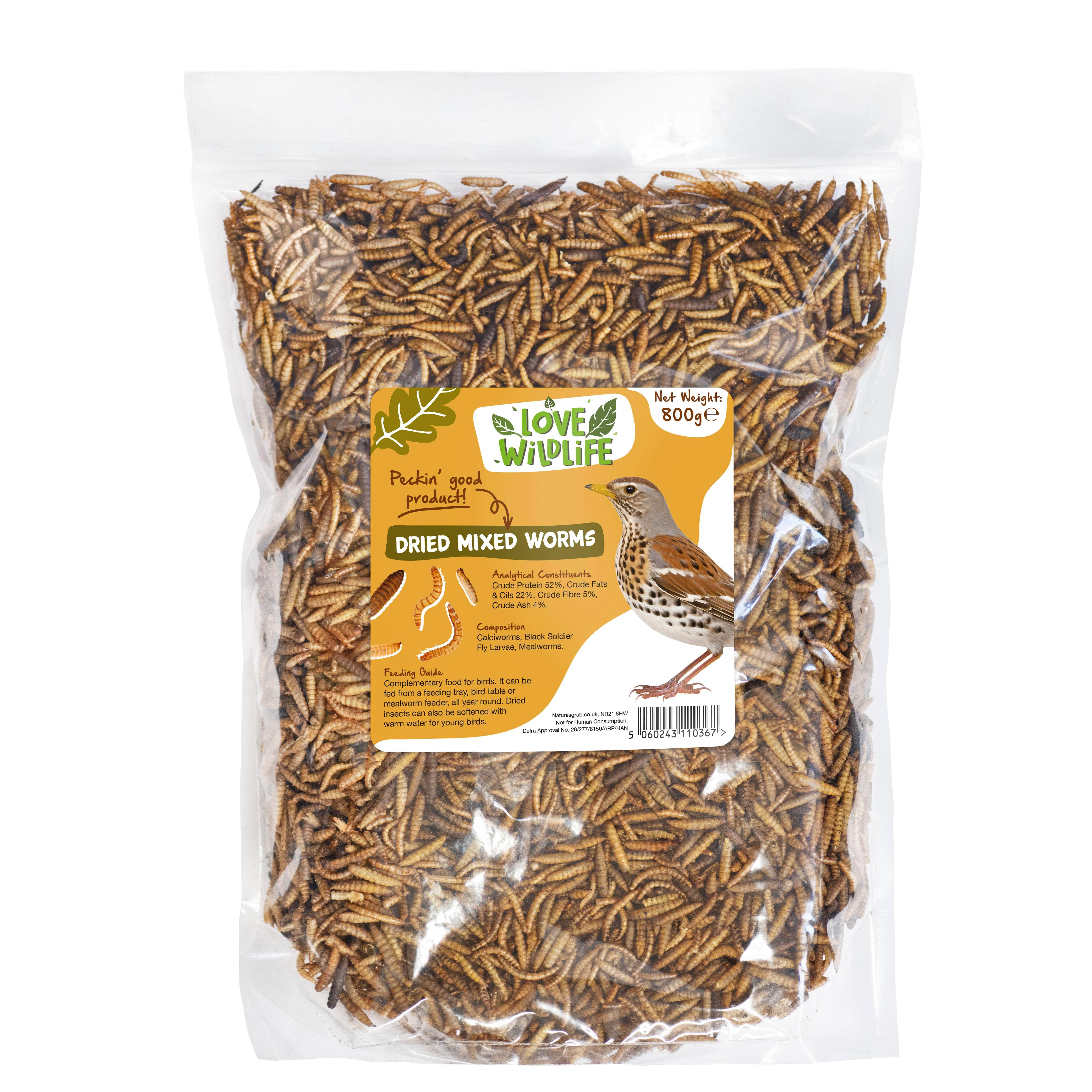 Natures Grub Dried Worms