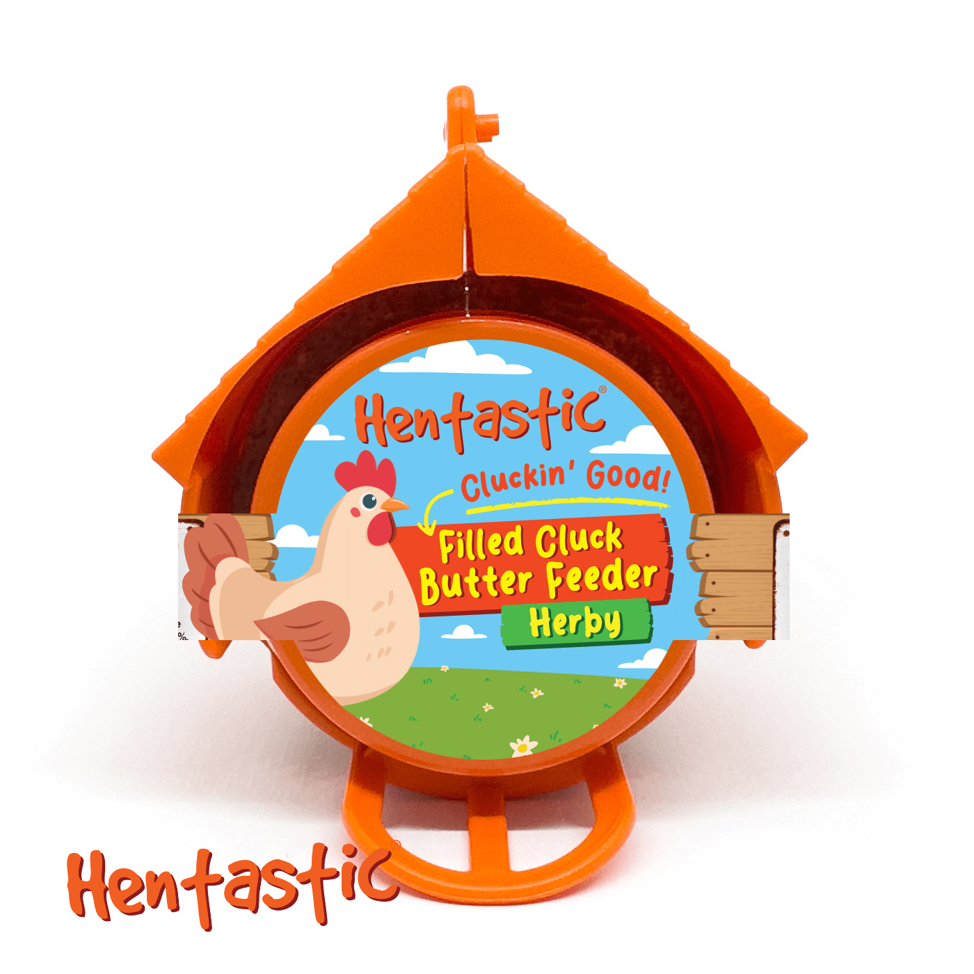 Natures Grub Hentastic Filled Cluck Butter Feeder