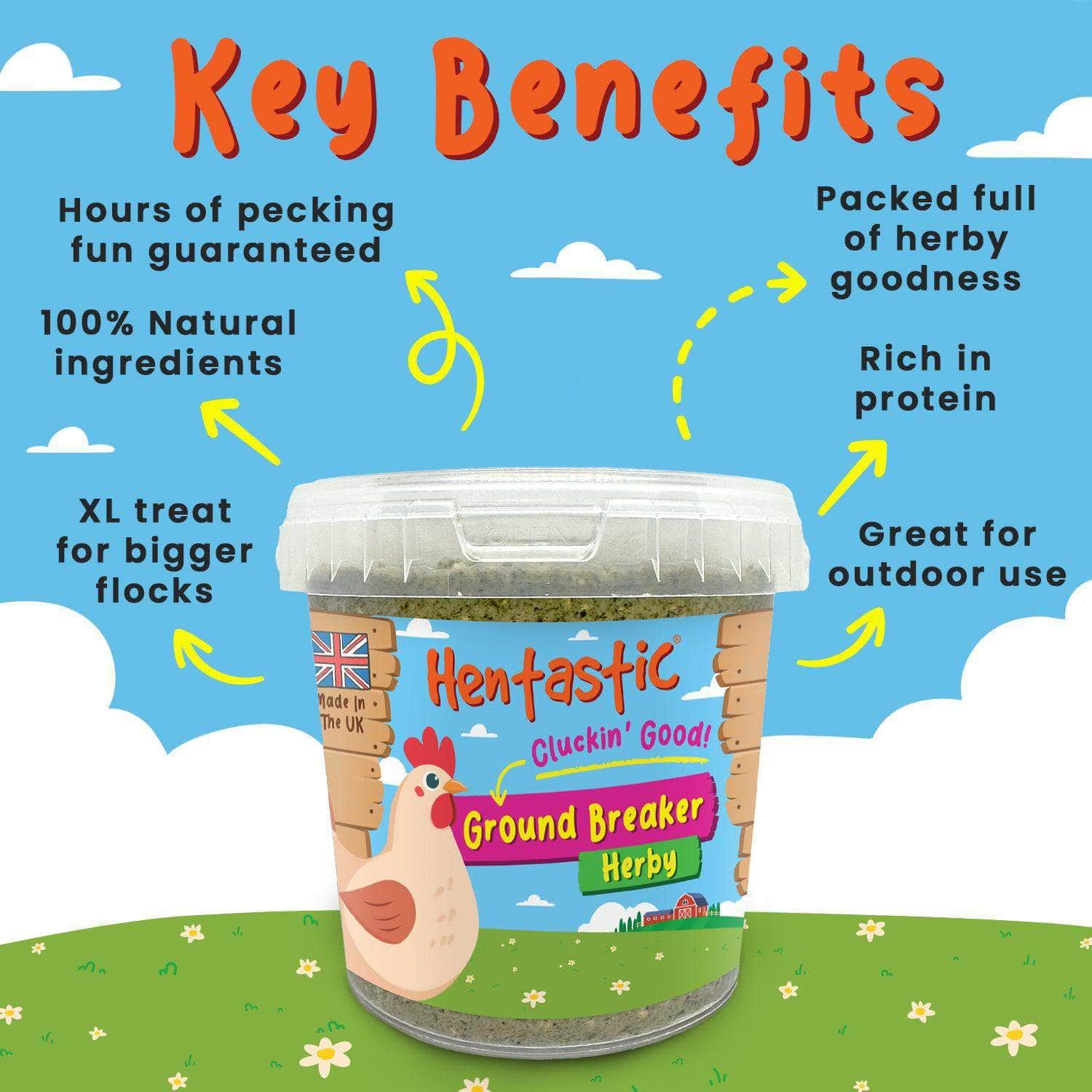 Natures Grub Hentastic Ground Breaker 1.4kg