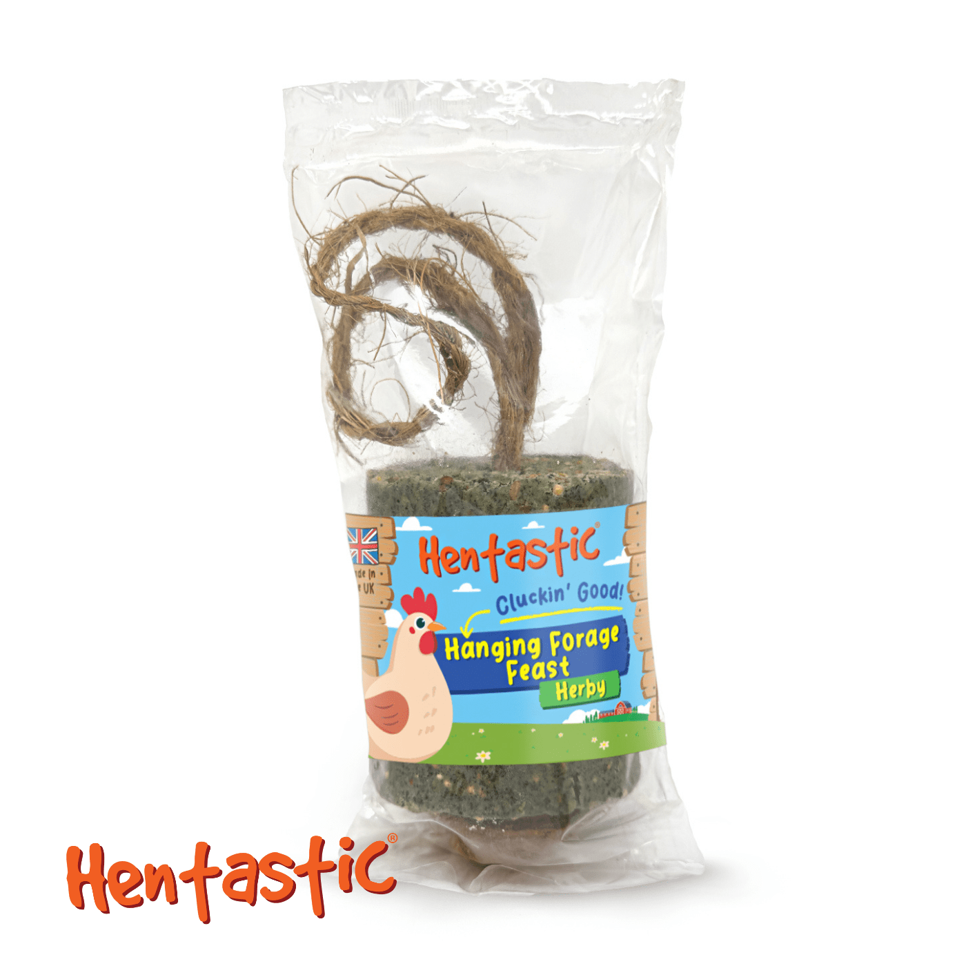 Natures Grub Hentastic Hanging Forage Feast 400g - Herby