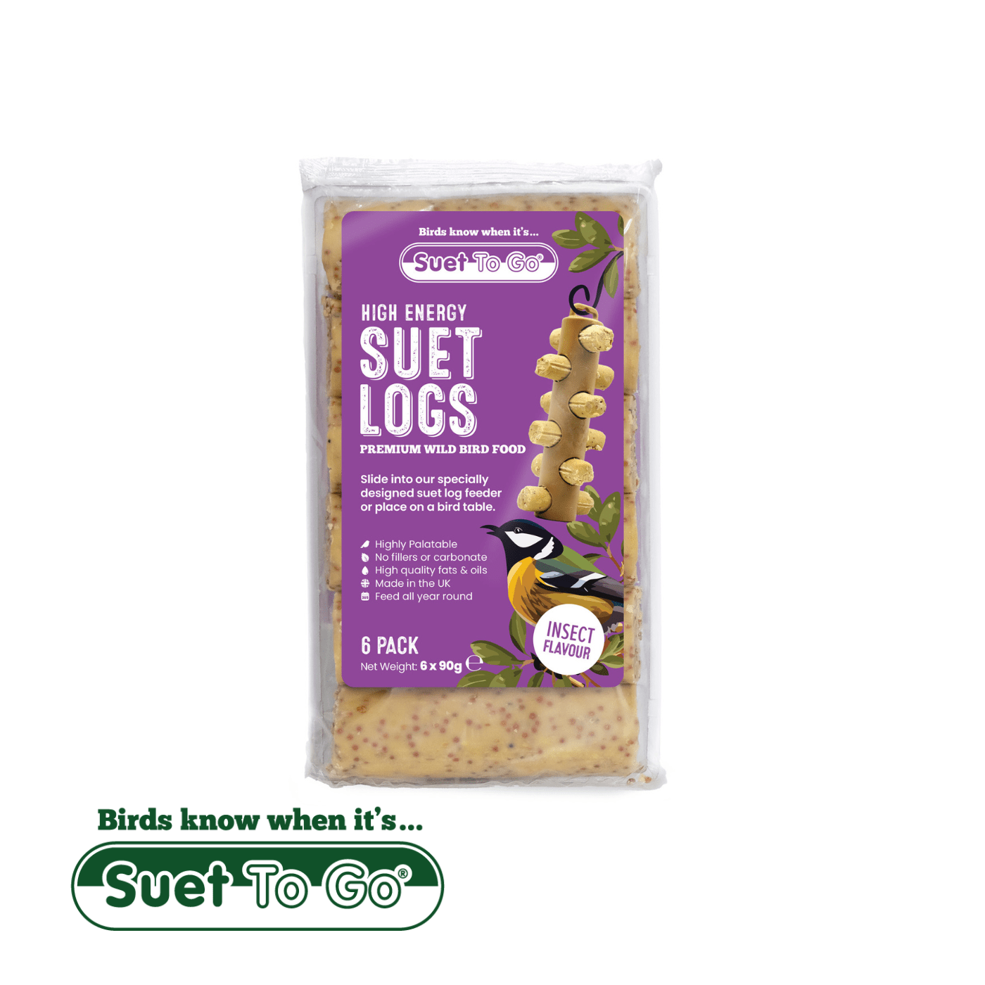 Suet To Go Suet To Go Suet Logs - Insect