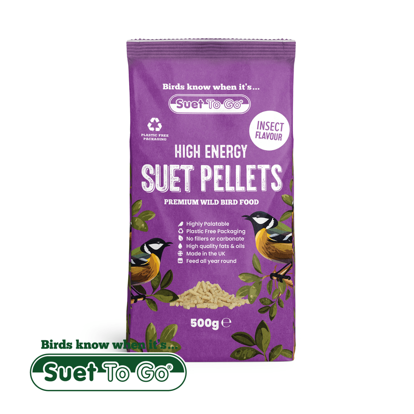 Suet To Go Suet To Go Suet Pellets 500g - Insect