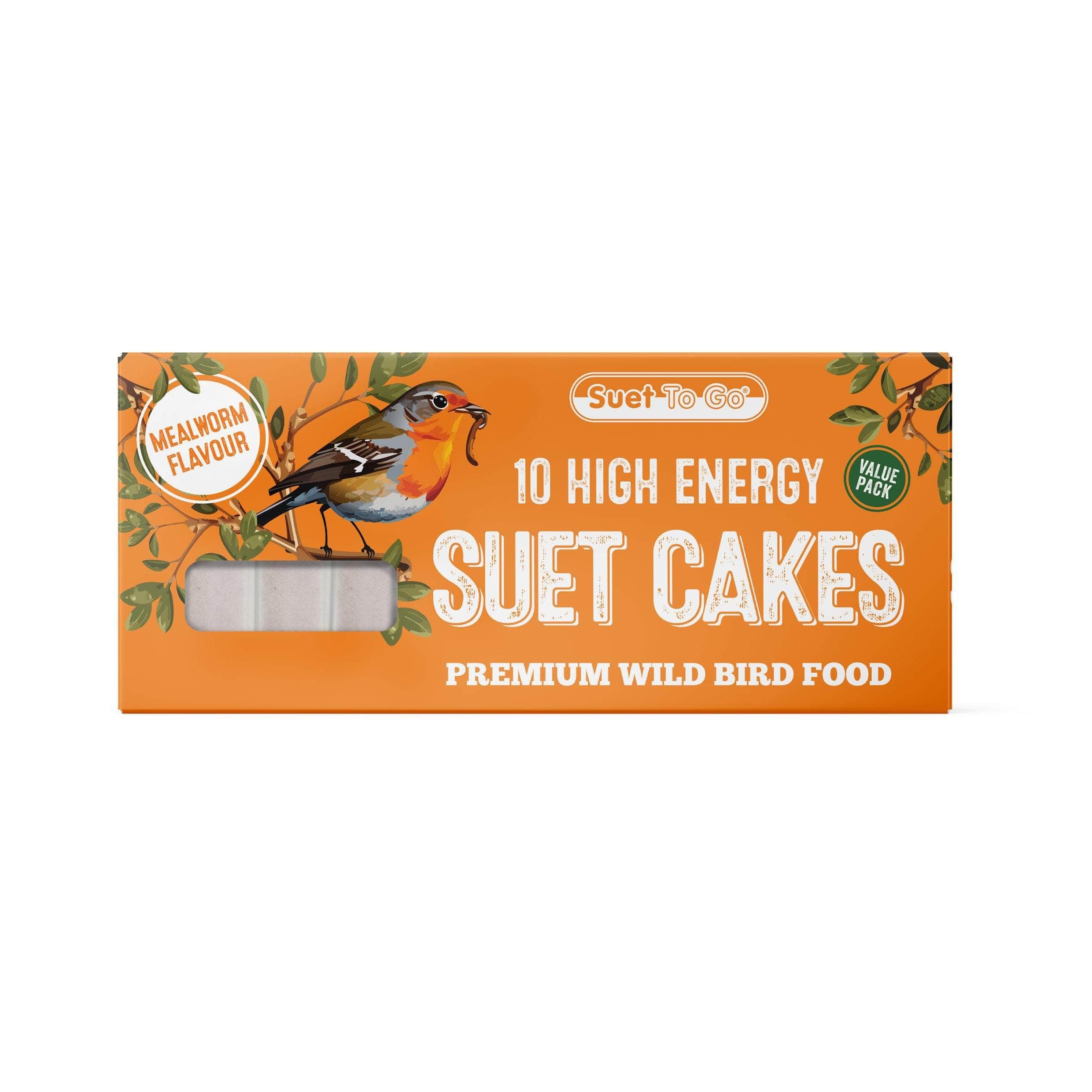 Suet To Go Suet Cakes 10pk - Mealworm (Value Box)