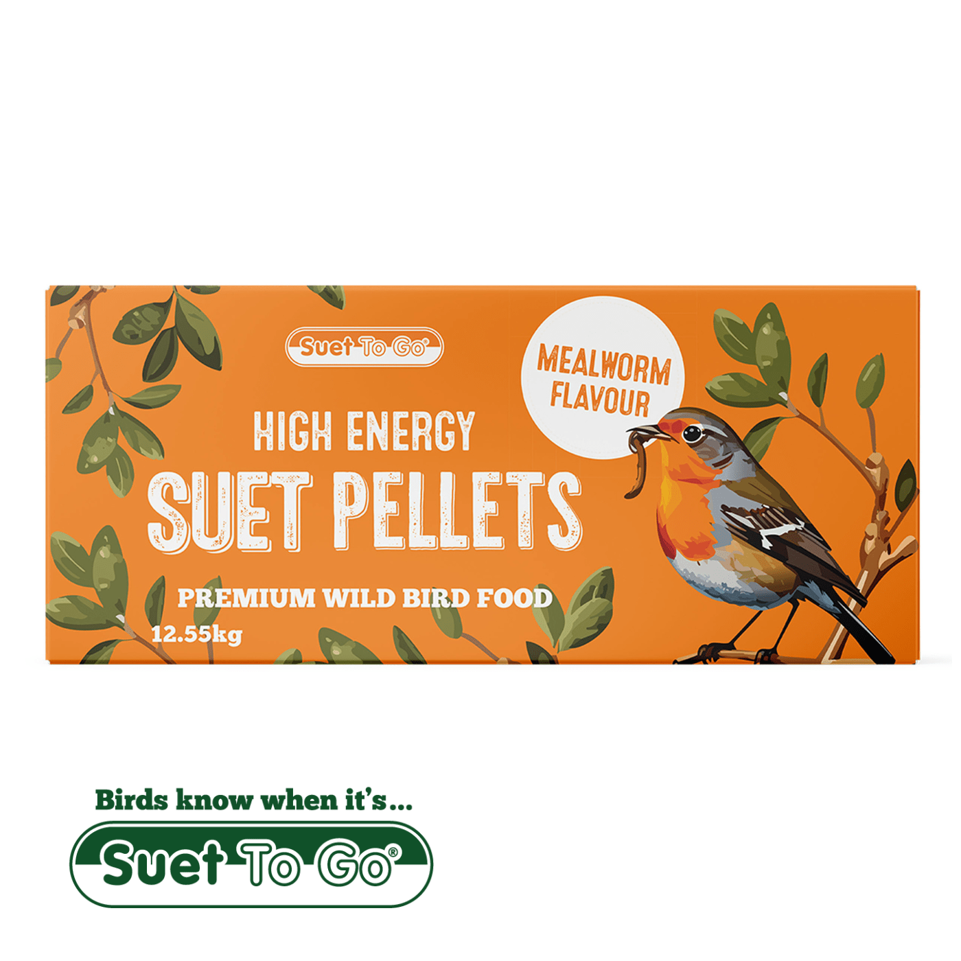Suet To Go Suet To Go Suet Pellets 12.55kg Box - Mealworm