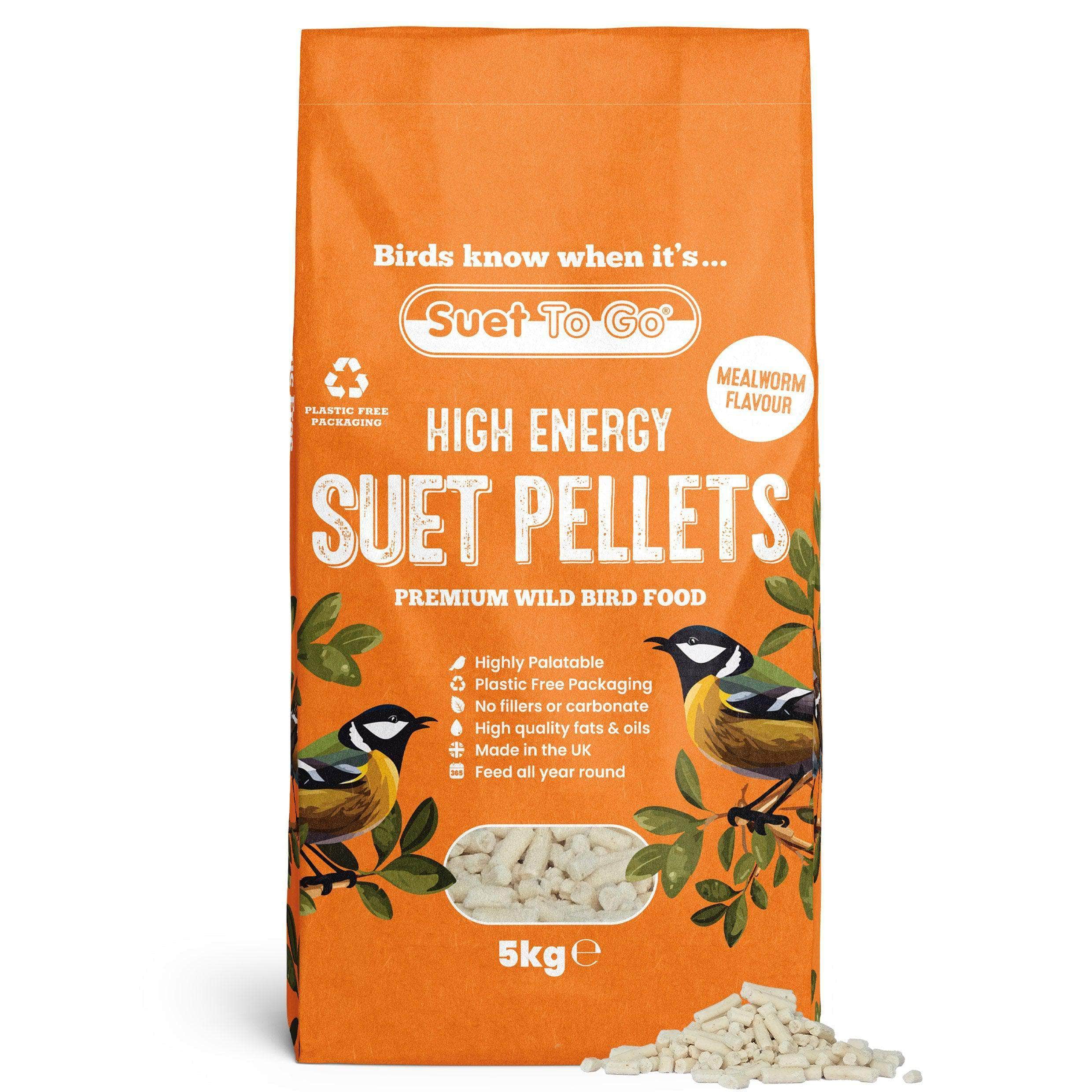 Suet To Go Suet Pellets 5kg - Mealworm