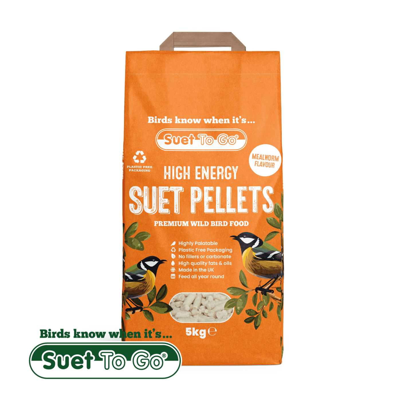 Suet To Go Suet To Go Suet Pellets 5kg - Mealworm