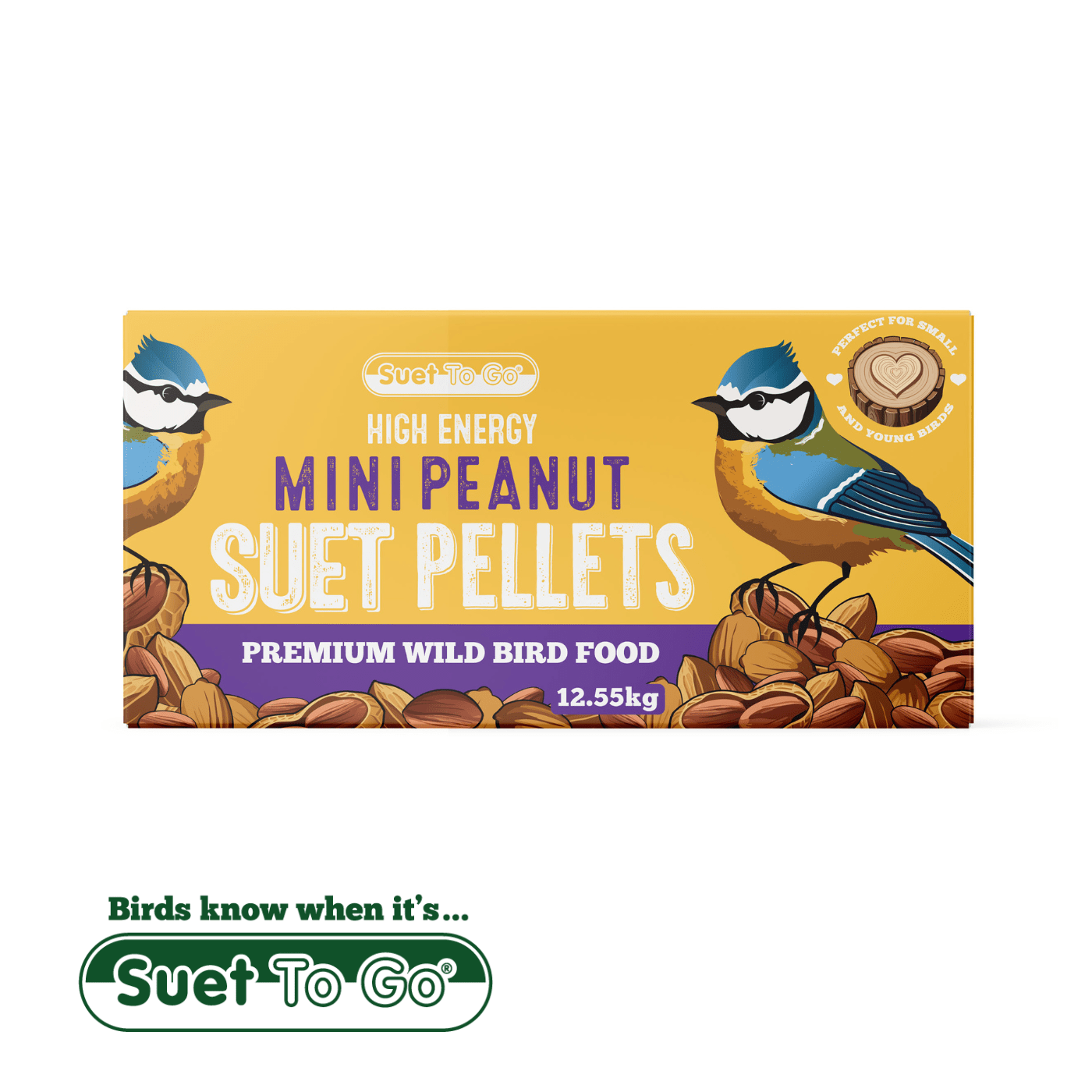 Suet To Go Suet To Go Suet Pellets 12.55kg Box - Mini Peanut