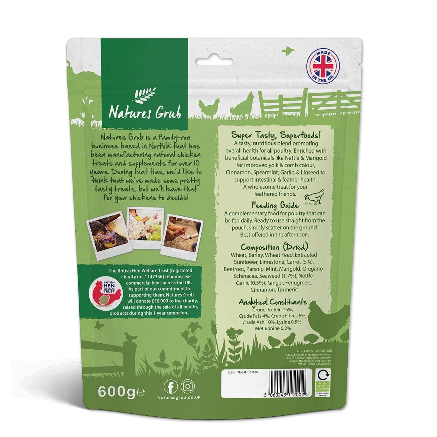 The Birdfood Warehouse Garlic & Herb Superfoods Treat