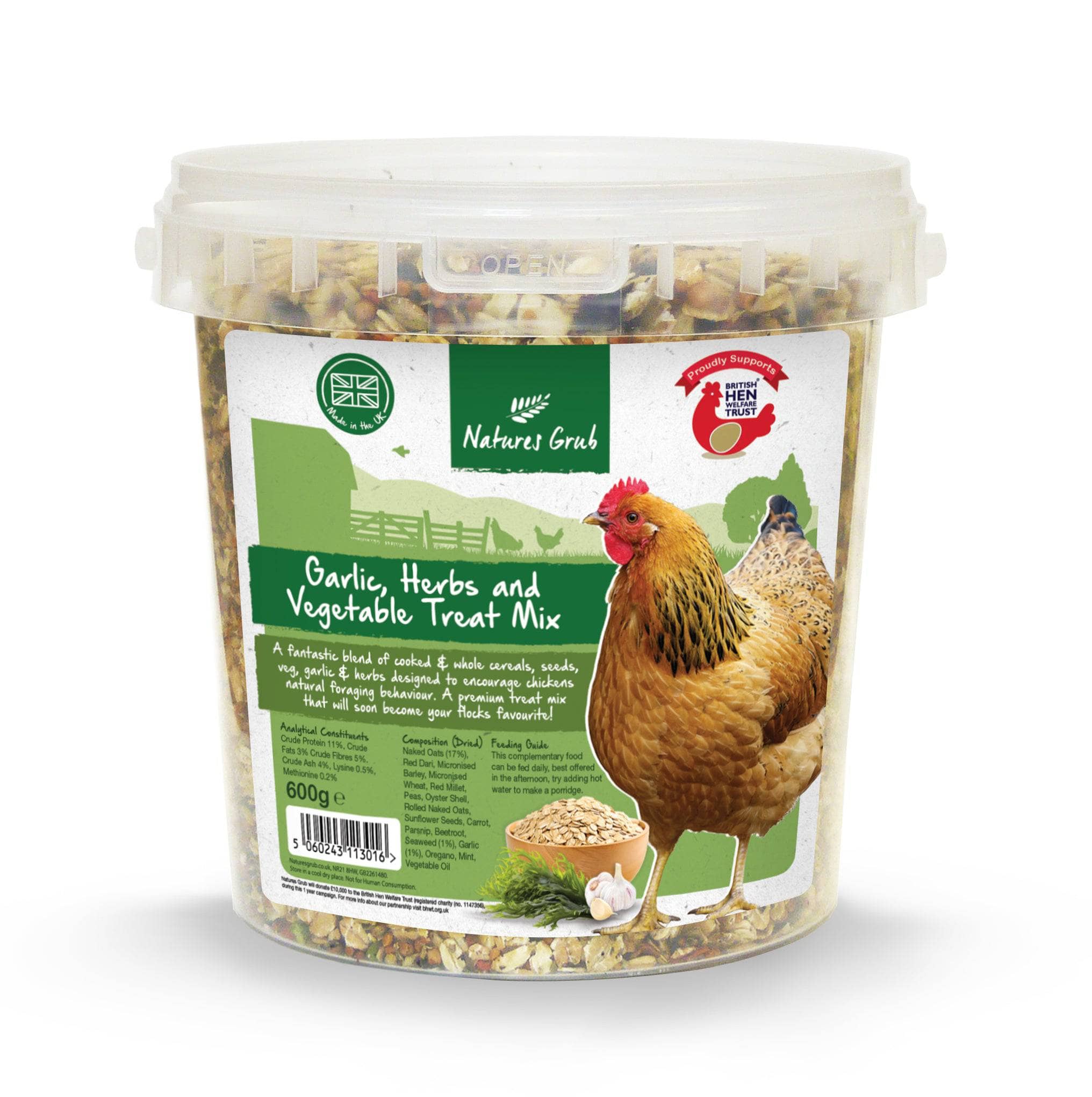 The Birdfood Warehouse Garlic, Herbs & Vegetable Treat Mix