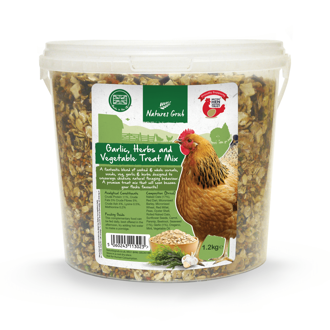 The Birdfood Warehouse Garlic, Herbs & Vegetable Treat Mix