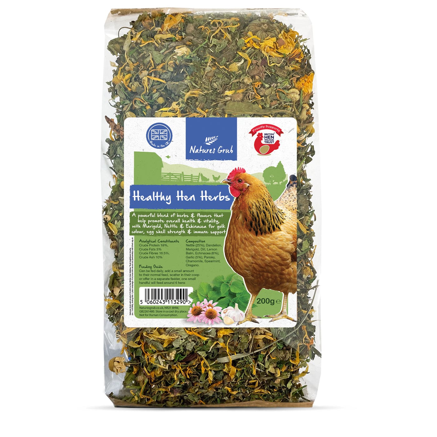 The Birdfood Warehouse Healthy Hen Herbs