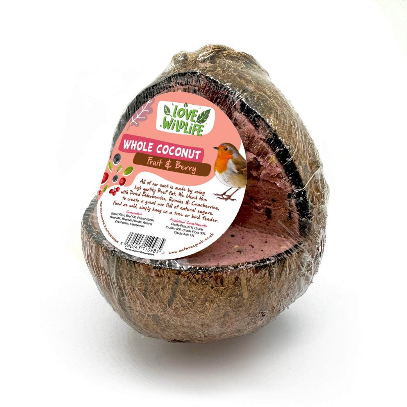 The Birdfood Warehouse Fruit & Berry Coconut Feeder