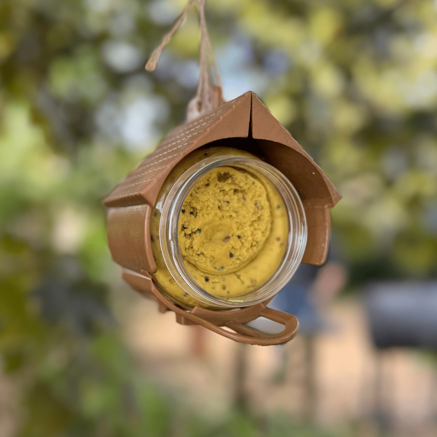 The Birdfood Warehouse Love Wildlife Bird Butter Filled Feeder (Mealworm & Insect)