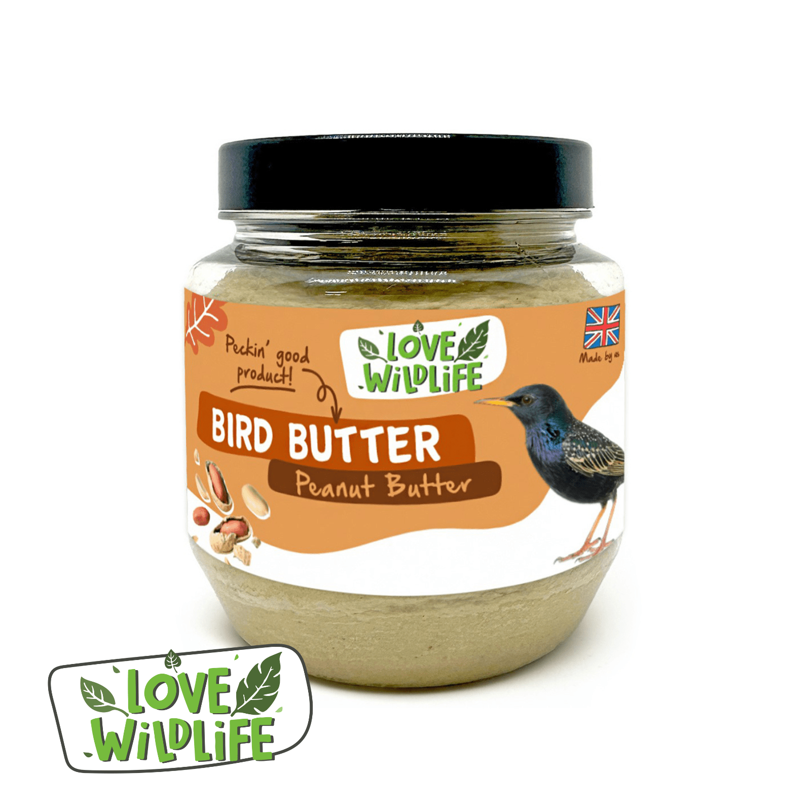 The Birdfood Warehouse Love Wildlife Peanut Bird Butter 375g