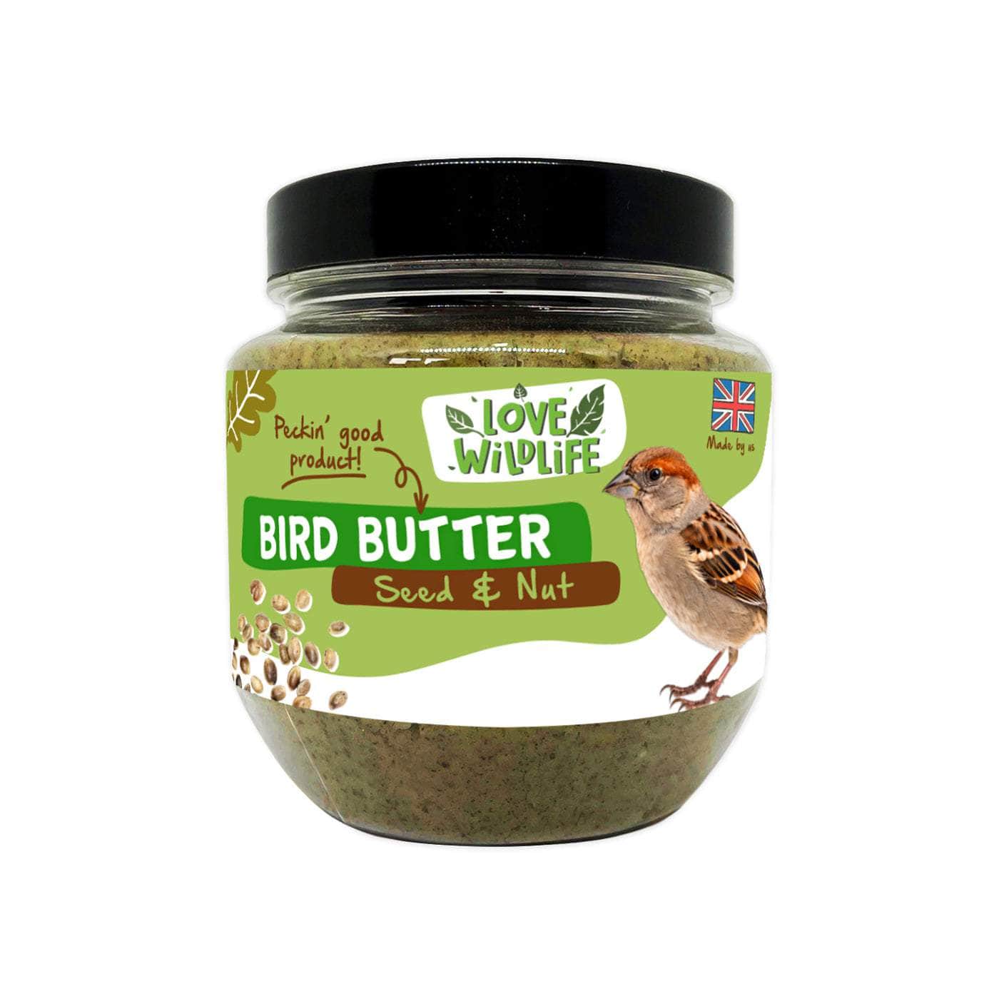 The Birdfood Warehouse Love Wildlife Seed & Nut Bird Butter 375g