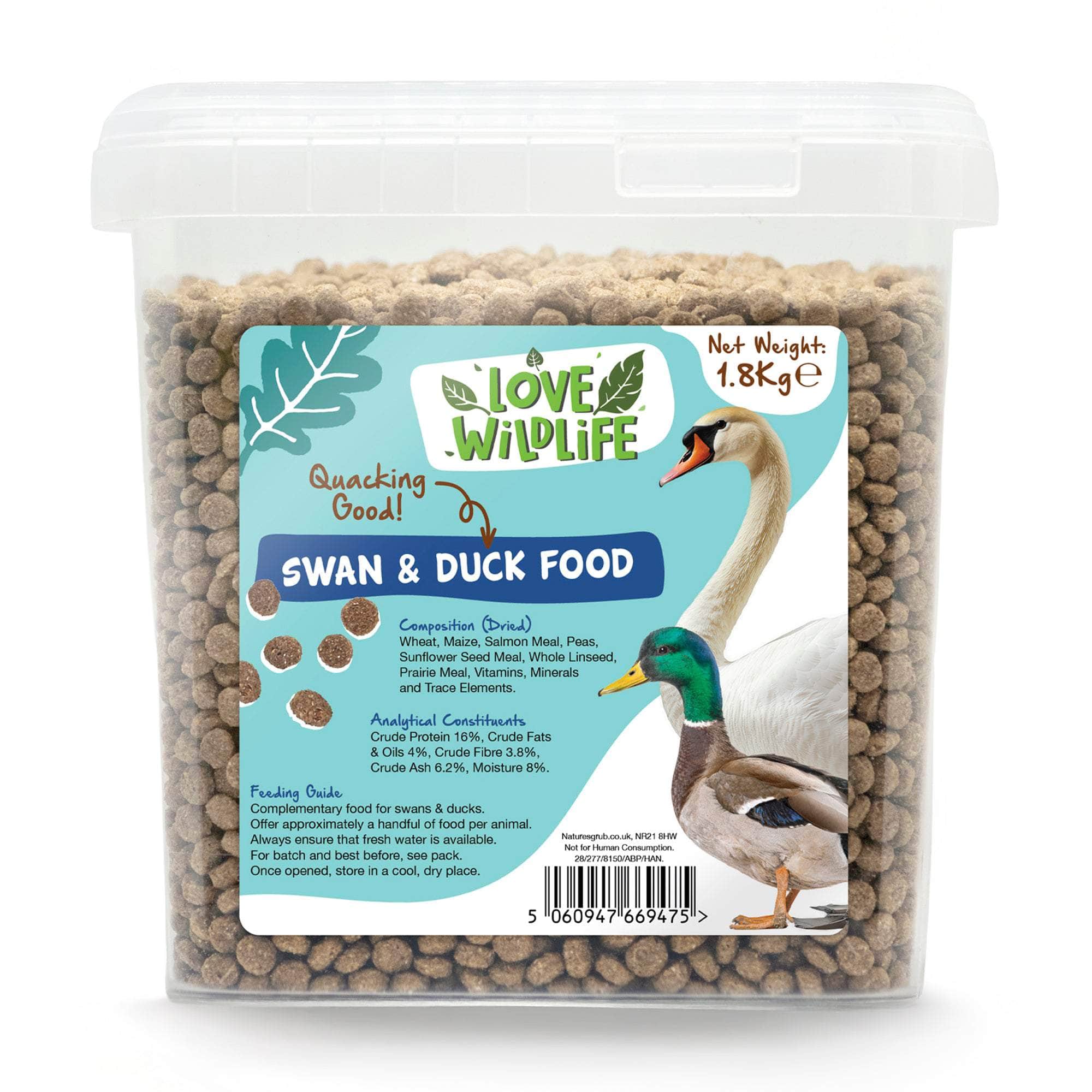 The Birdfood Warehouse Love Wildlife Swan & Duck Food
