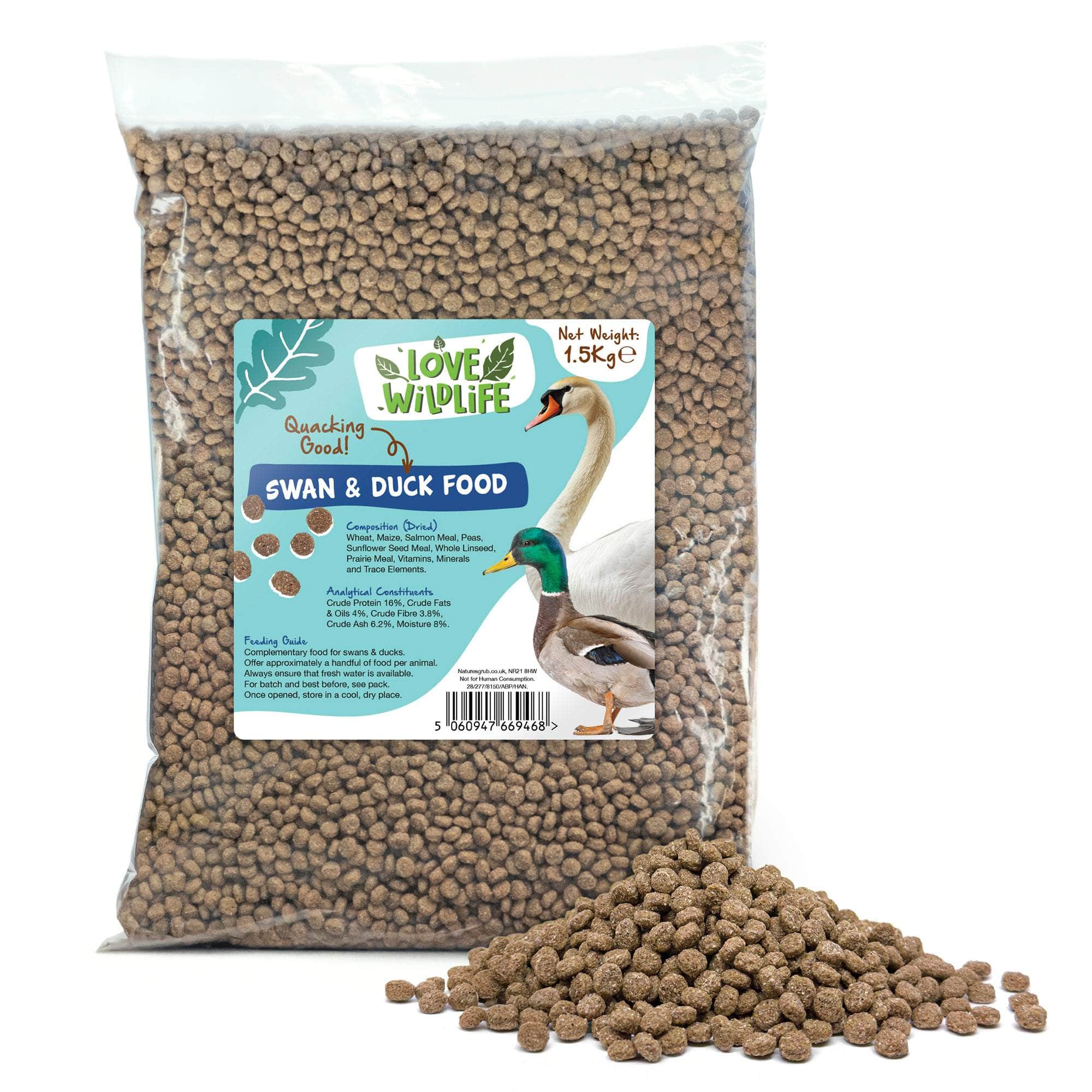 The Birdfood Warehouse Love Wildlife Swan & Duck Food