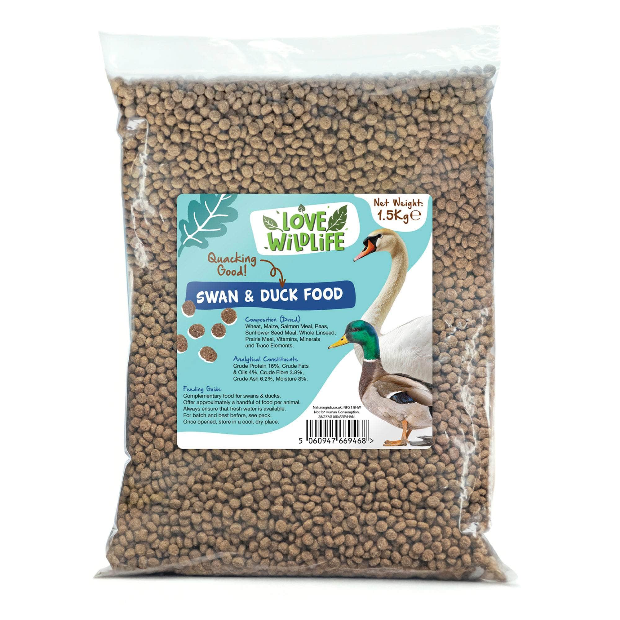 The Birdfood Warehouse Love Wildlife Swan & Duck Food