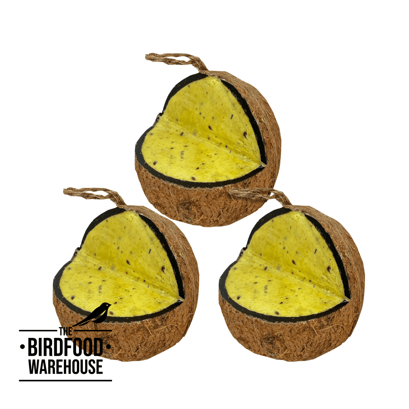 The Birdfood Warehouse Mealworm & Insect Coconut Feeders