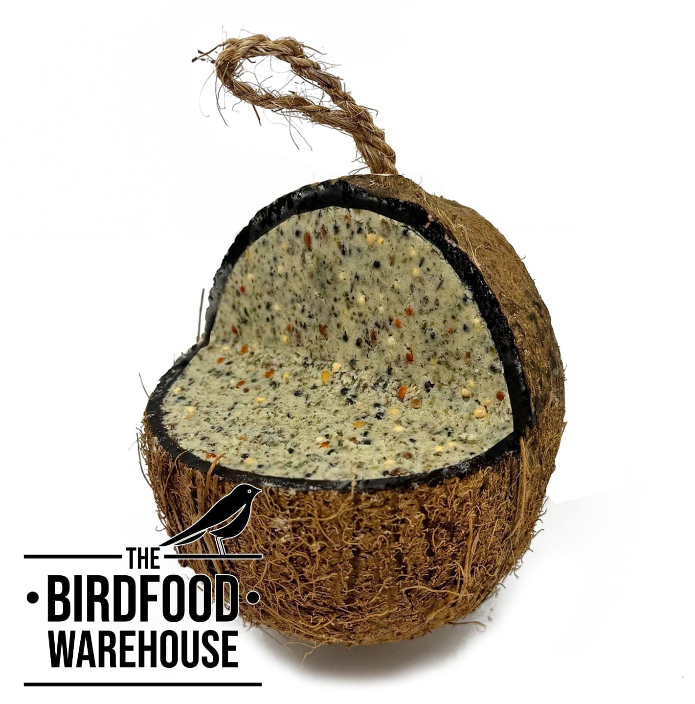 The Birdfood Warehouse Seed & Nut Coconut Feeder