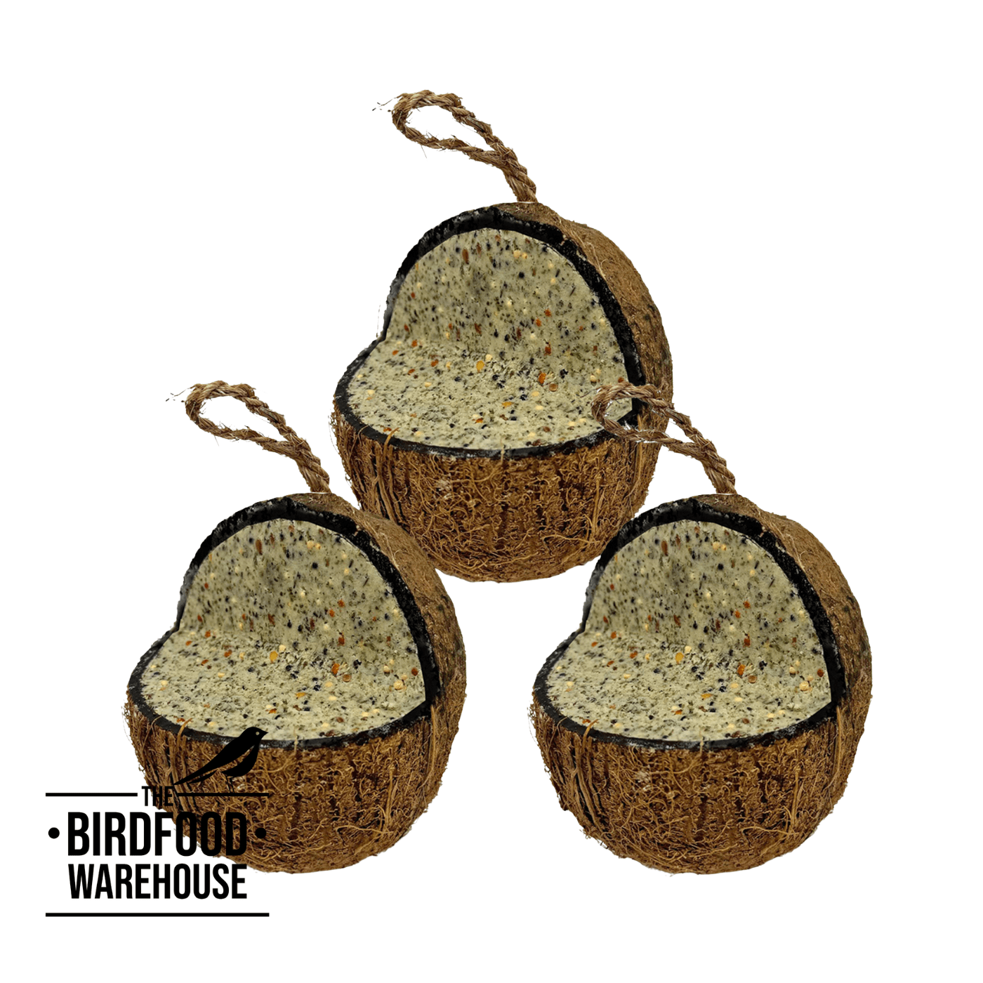 The Birdfood Warehouse Seed & Nut Coconut Feeders