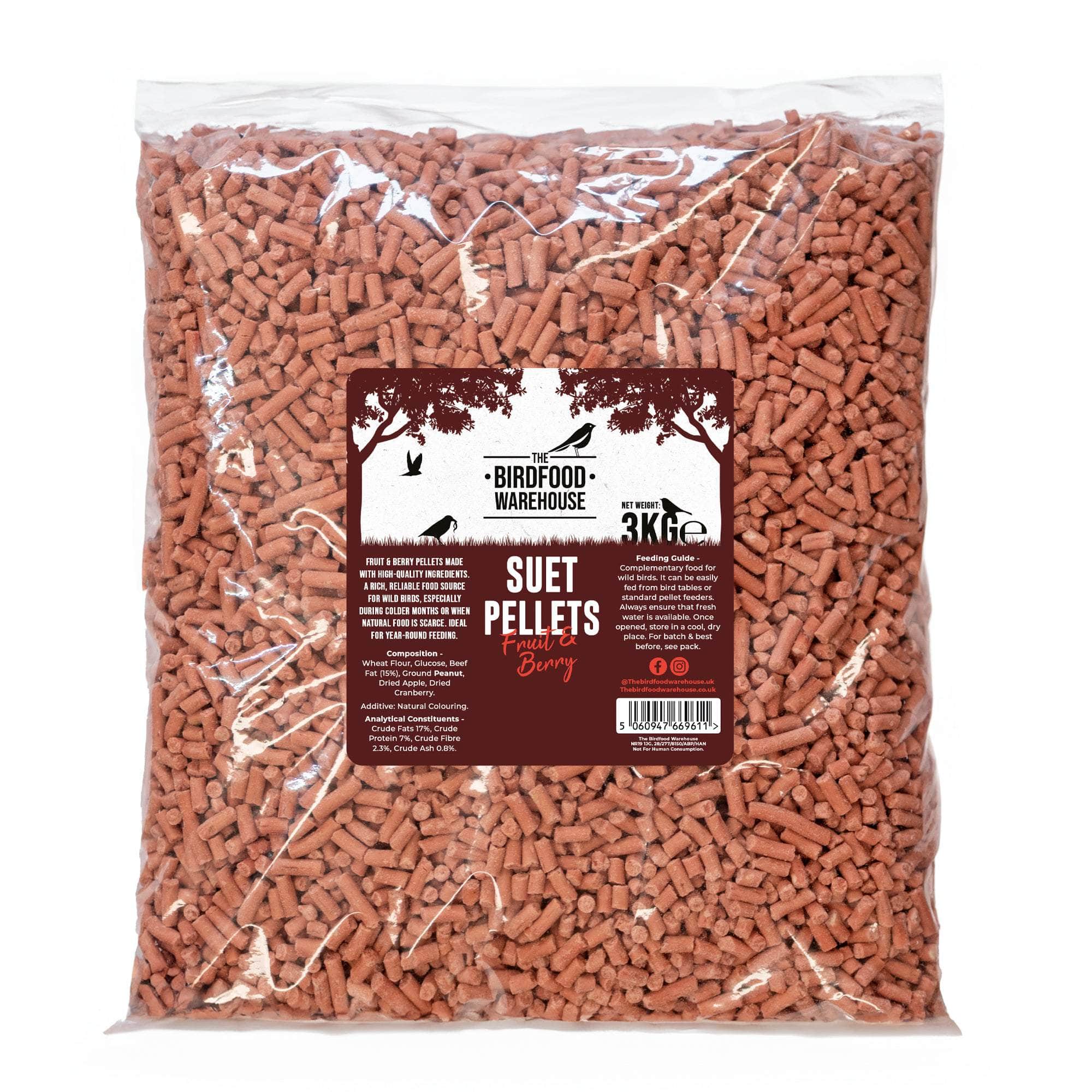 The Birdfood Warehouse Suet Pellets - Fruit & Berry